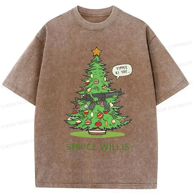 vintage washed Japanese t-shirt for holiday