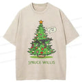 Kyoto-Lion funny Christmas tree t-shirt