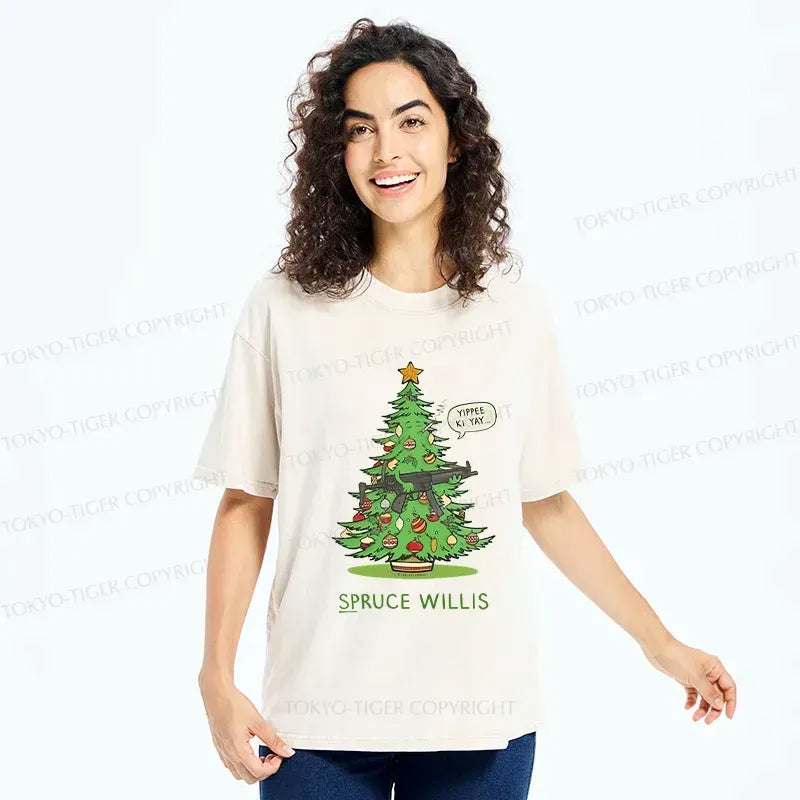 vintage washed Japanese t-shirt for holiday