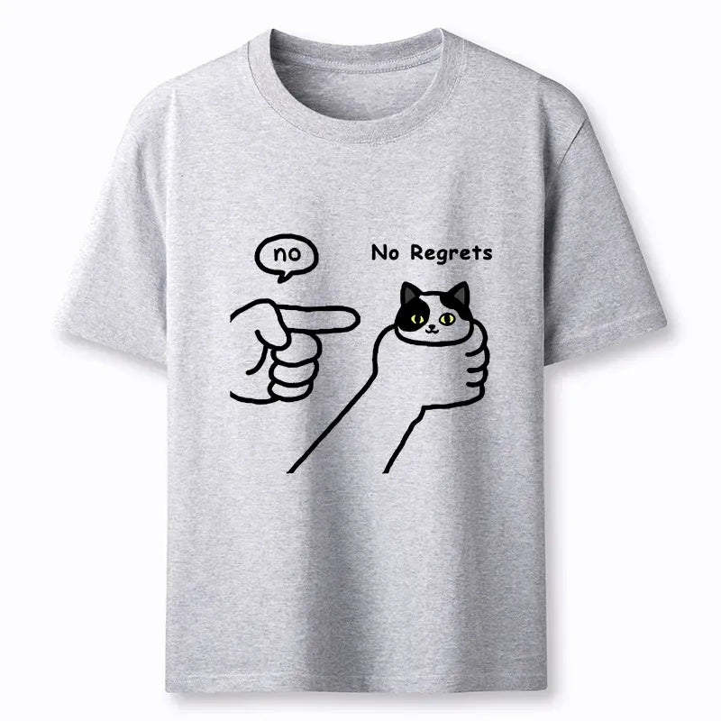 Ukiyo-e Cat T-Shirt for Daily Wear