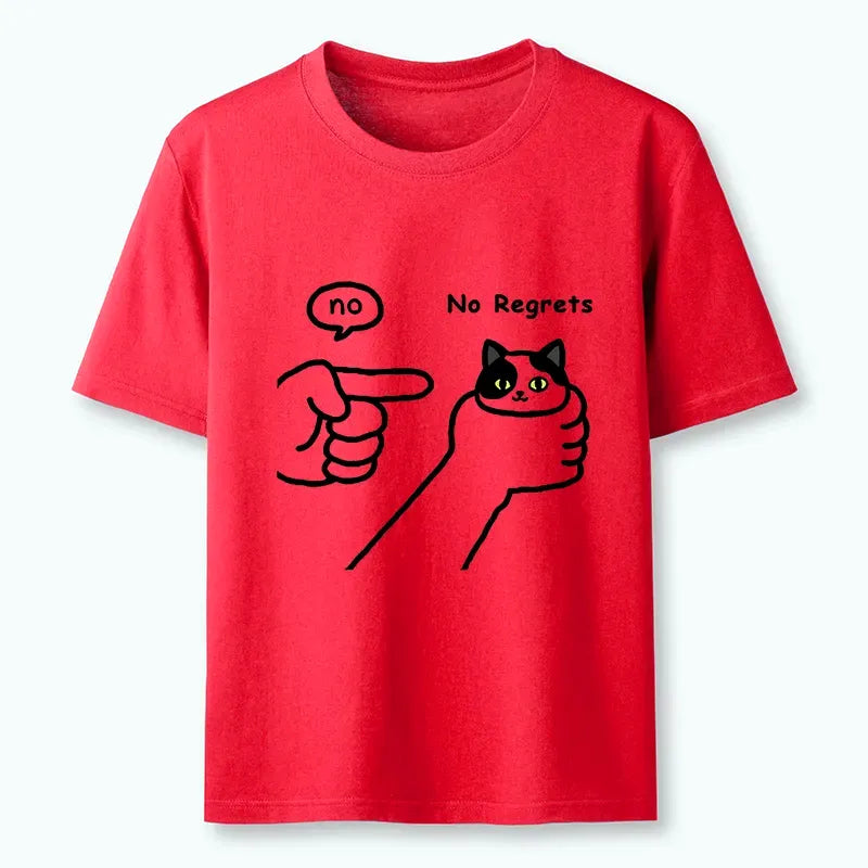Ukiyo-e Cat T-Shirt for Daily Wear