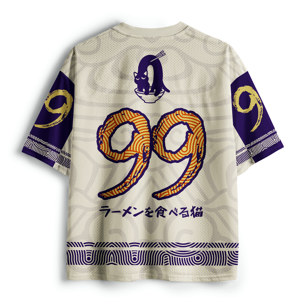 vintage japanese mesh jersey for streetwear