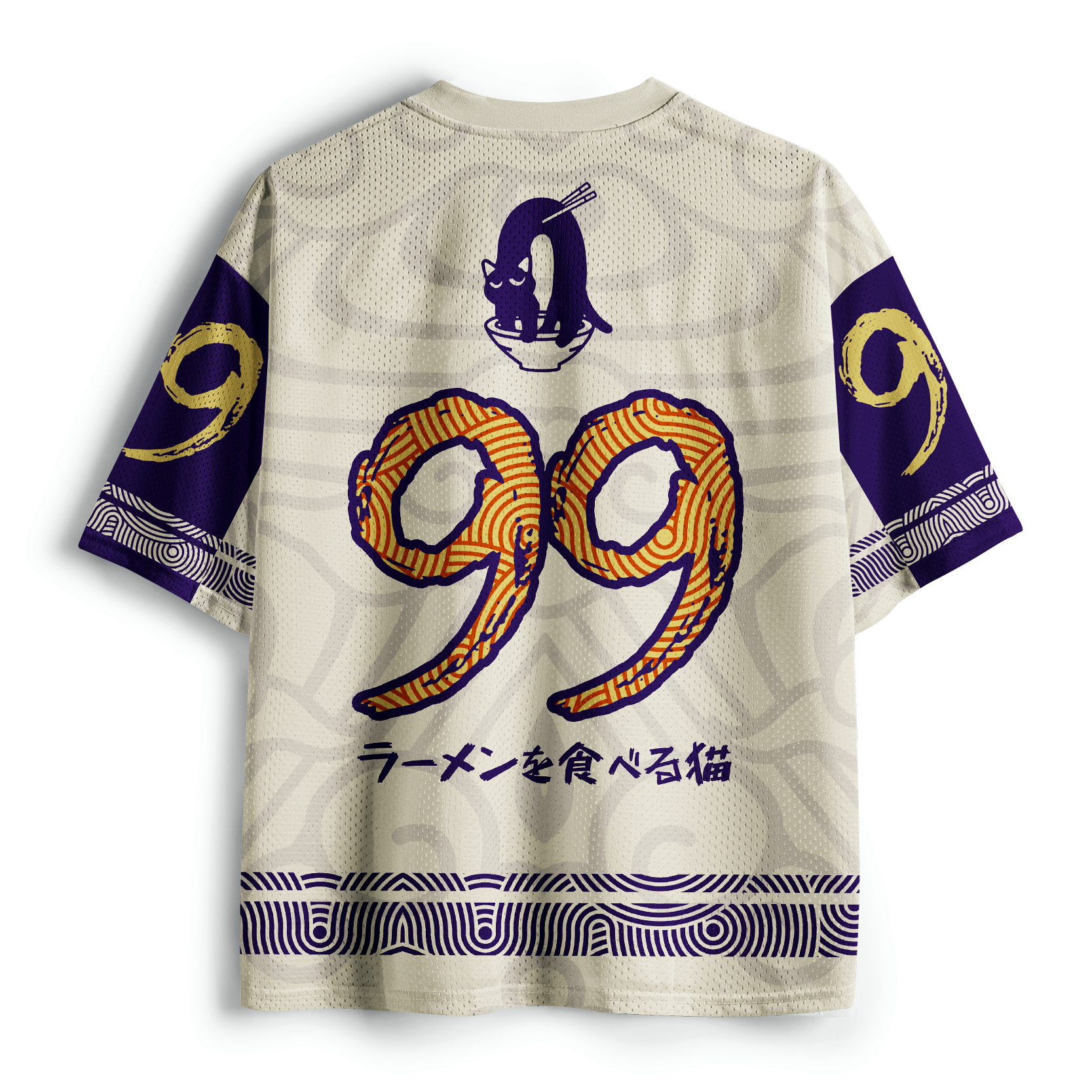 vintage japanese mesh jersey for streetwear