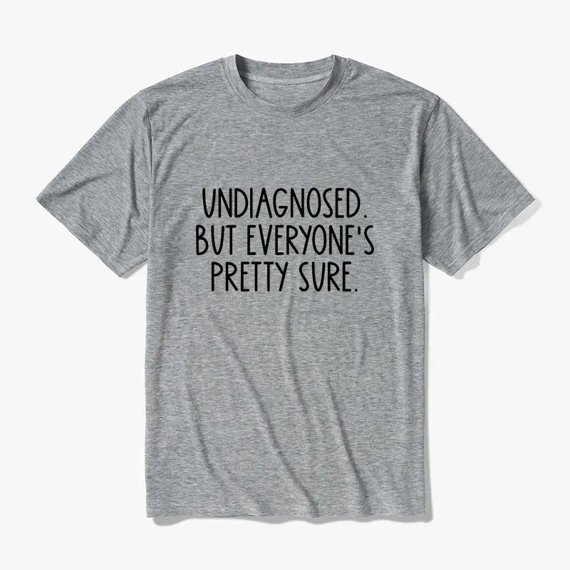 Self-diagnosed Illness Cotton Tee for Gift Idea