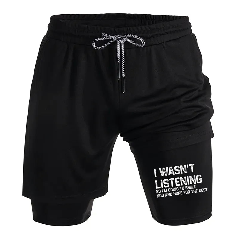 Unisex polyester training shorts for summer vacation