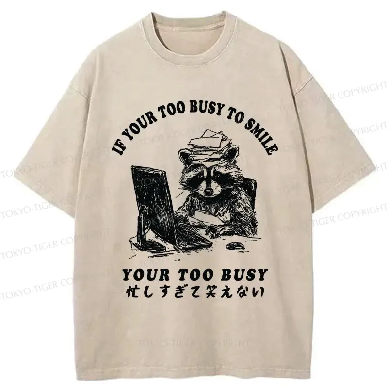 Japanese vintage Kyoto Lion washed t-shirt