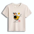 Ukiyo-e Style Casual T-shirt for Daily Wear