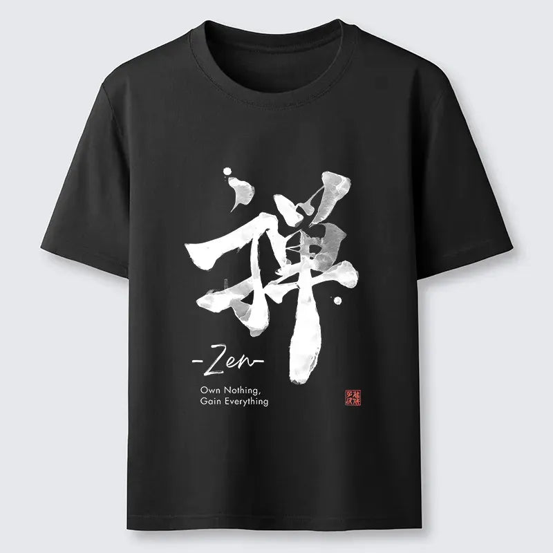 Japanese Zen Classic T-Shirt for Daily Wear