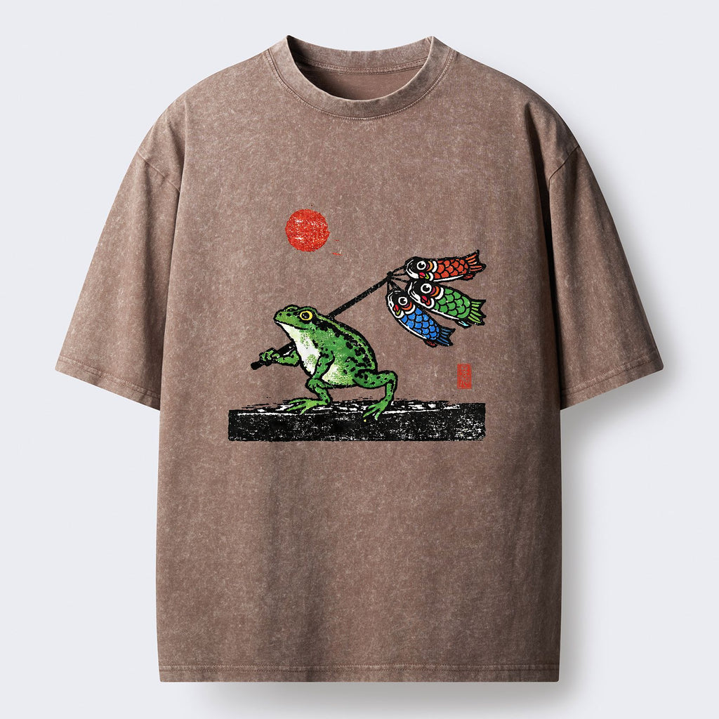 washed t-shirt for summer gift