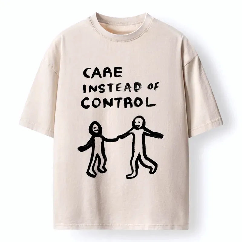 washed cotton tee with free shipping