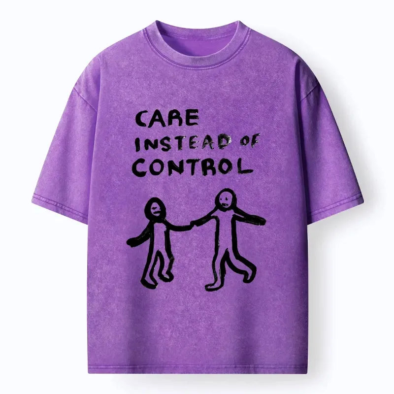 washed cotton tee with free shipping