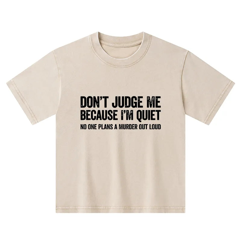 Kyoto-Lion Sarcastic Funny Quote Kids Washed T-Shirt