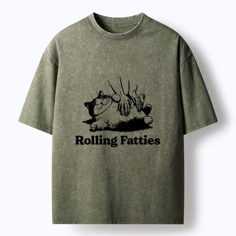 Soft Comfortable Cat Meme Tee for Daily Wear