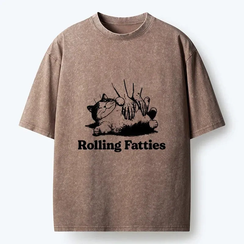 Soft Comfortable Cat Meme Tee for Daily Wear
