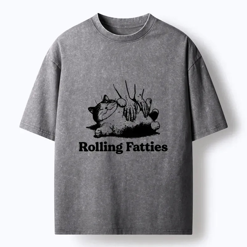 Soft Comfortable Cat Meme Tee for Daily Wear