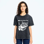 Vintage raccoon t-shirt for daily wear