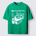 Vintage raccoon t-shirt for daily wear