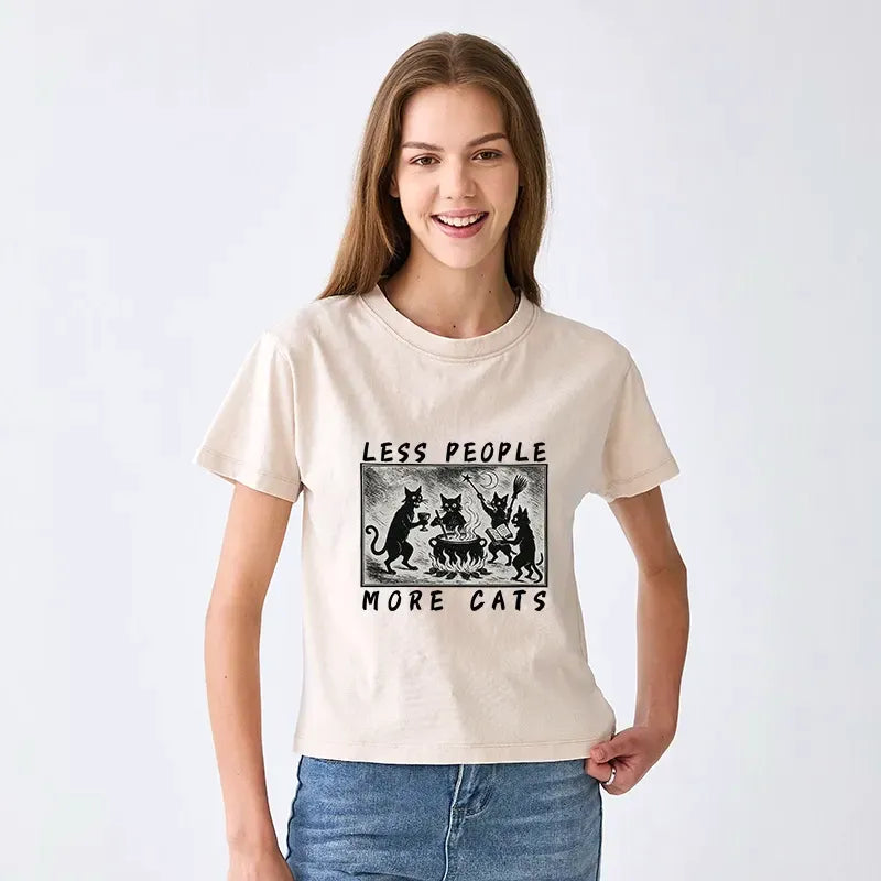 Kyoto-Lion Cat Sacrifice Ceremony Women's Washed T-shirt
