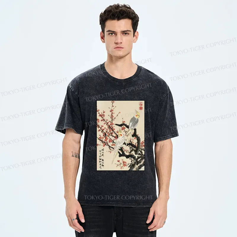 silent blossoms japanese art t-shirt gift idea