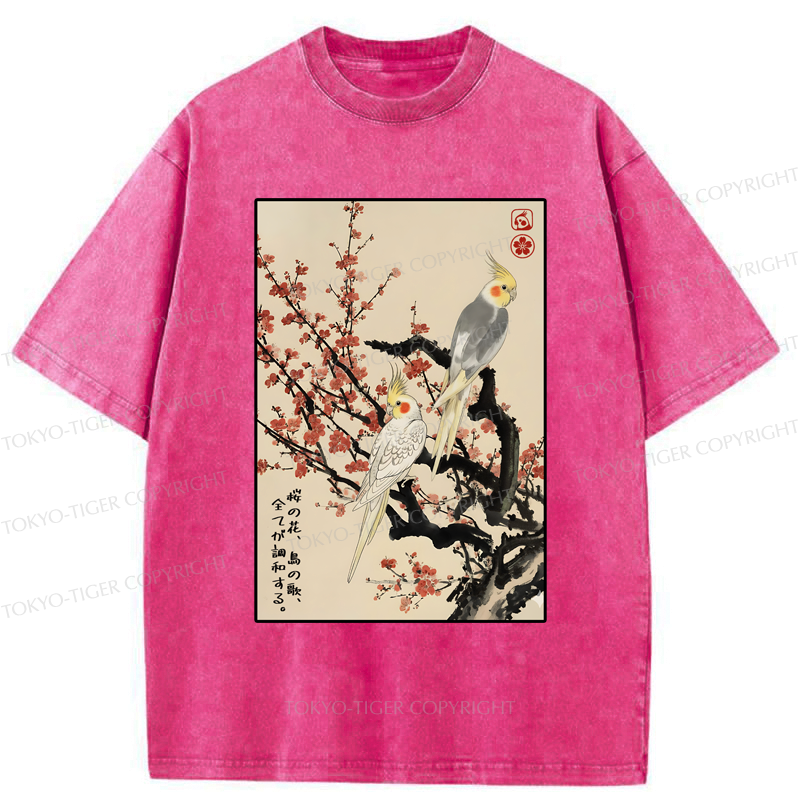 japanese vintage washed t-shirt for daily wear