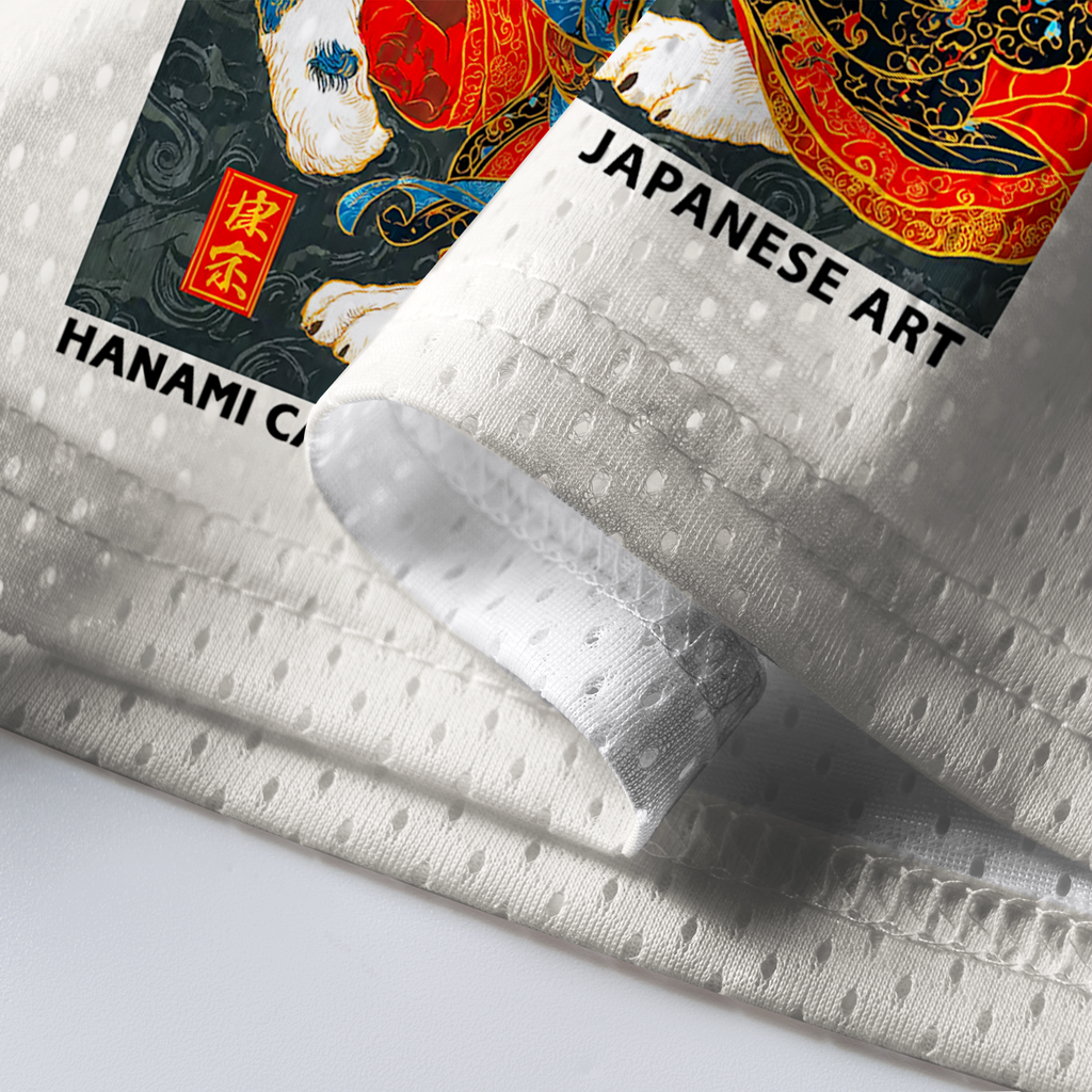 Japanese Ukiyoe Mesh Jersey for Men
