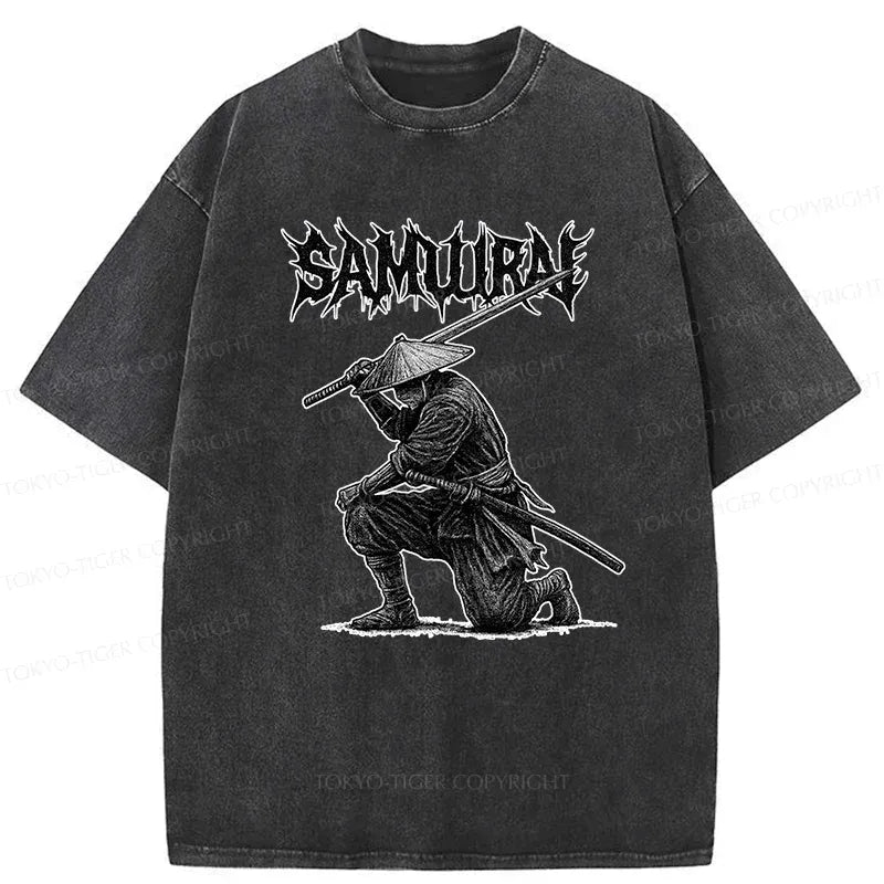 Japanese Samurai T-Shirt for Summer Vacation