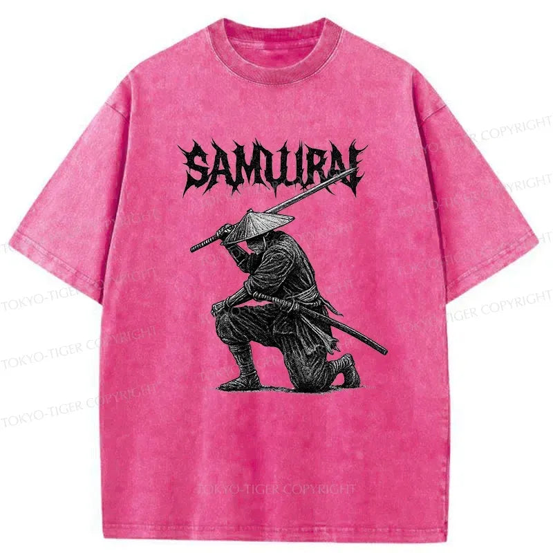 Japanese Samurai T-Shirt for Summer Vacation