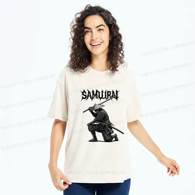 Japanese Samurai T-Shirt for Summer Vacation
