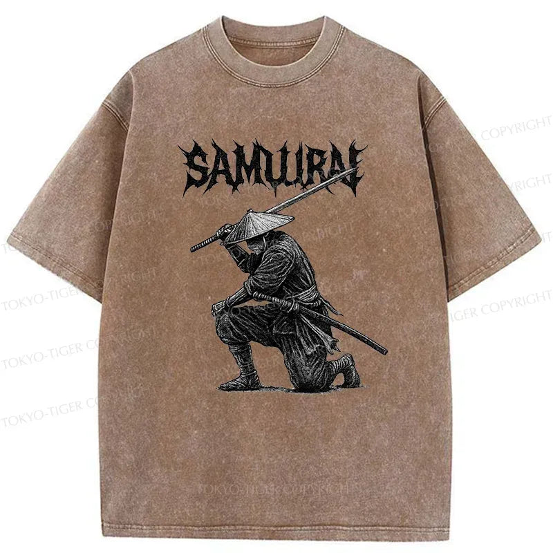 Japanese Samurai T-Shirt for Summer Vacation