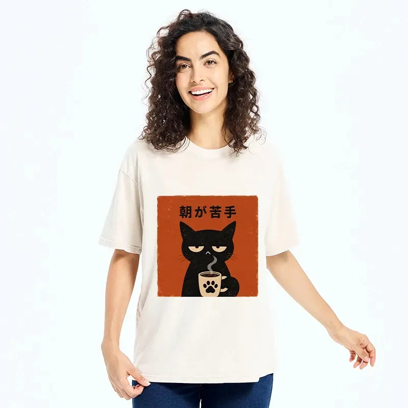 Funny Cat Meme Tee for Daily Wear