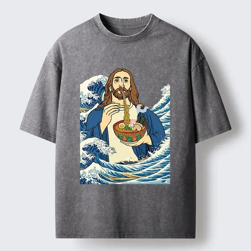 Ukiyo-e Style Unisex Casual Shirt