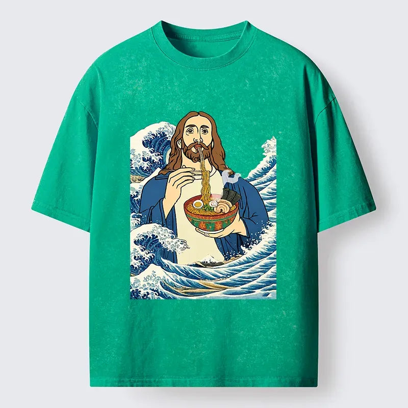 Kyoto God Eats Ramen Washed Tee