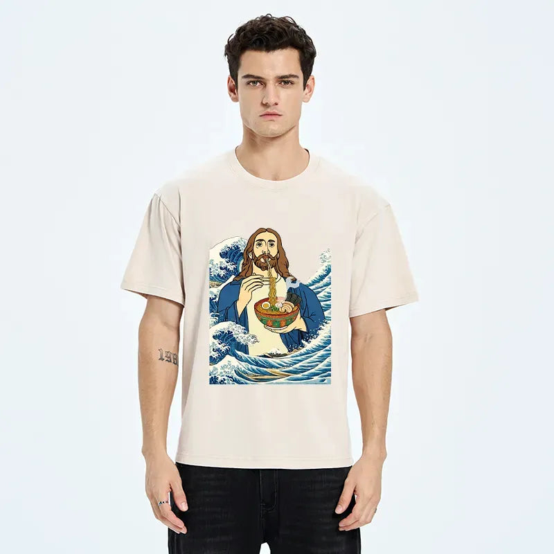 Kyoto God Eats Ramen Washed Tee