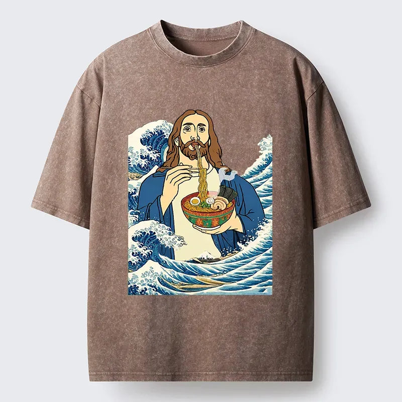 Kyoto God Eats Ramen Washed Tee