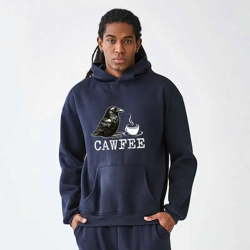 Kyoto-Lion Cawfee Funny Japan Meme Adult Fleece Hoodie