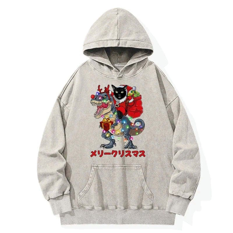 japanese streetwear washed hoodie