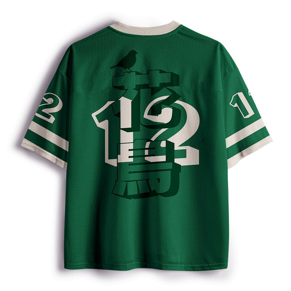 Vintage Floral Mesh Jersey Unisex