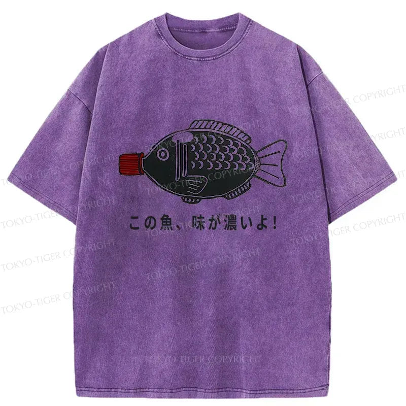 Japanese Washed T-Shirt for Daily Wear