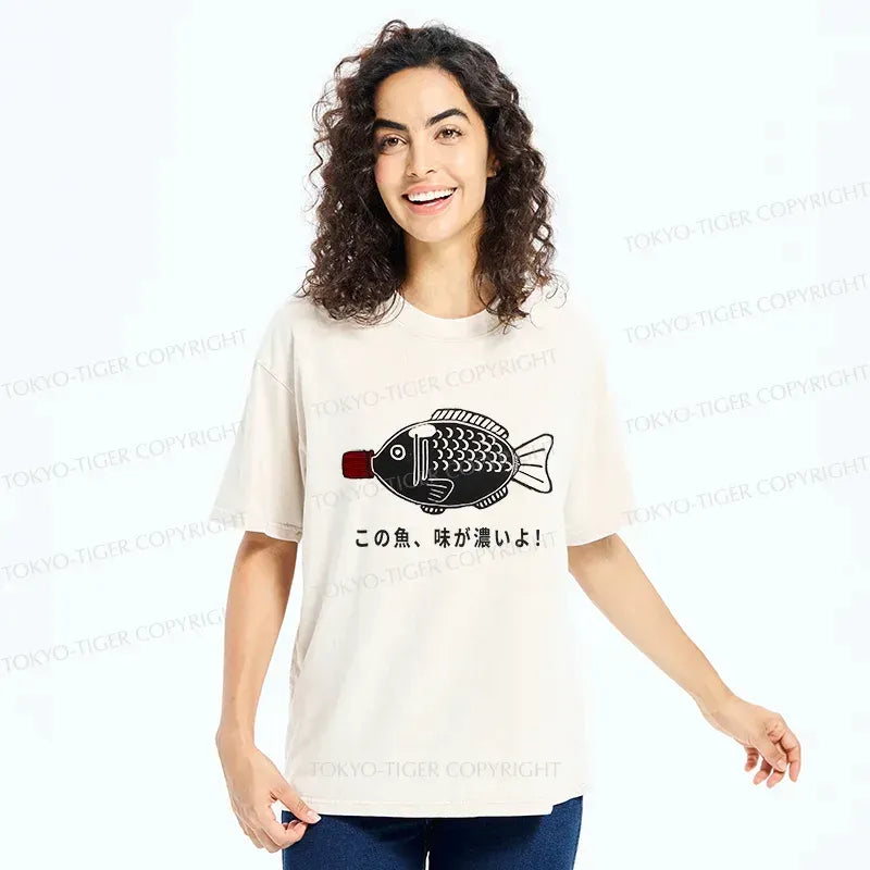 Vintage Ukiyo-e Soy Sauce Bottle Tee