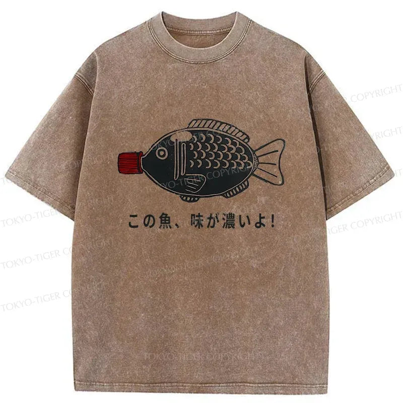 Japanese Washed T-Shirt for Daily Wear