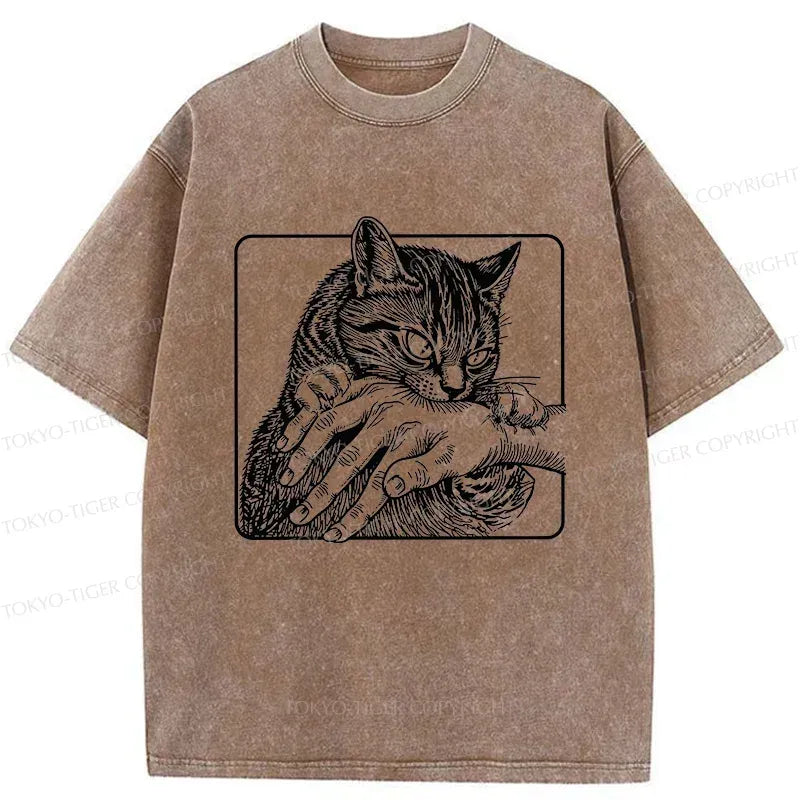 Kyoto-Lion Vicious Cat Tee On Sale