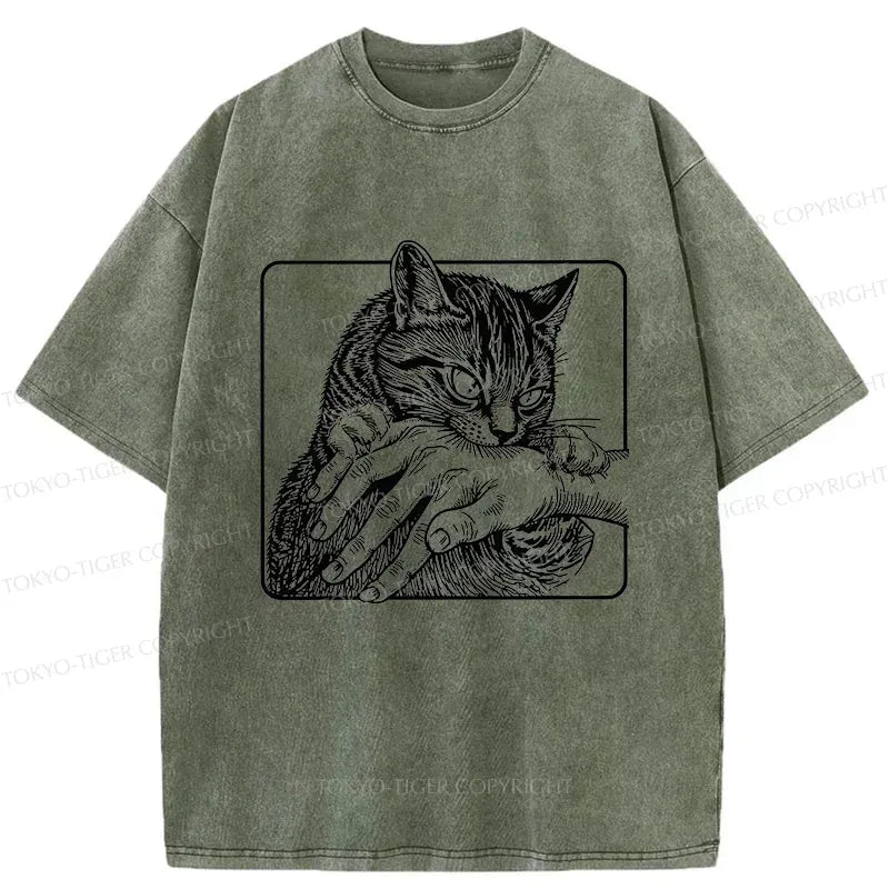 Kyoto-Lion Vicious Cat Tee On Sale