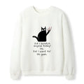 Kyoto-Lion Cats With Sharp Claws Waffle Sweatshirt