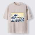 Kyoto-Lion Funny Orca Meme Art Print Washed T-Shirt