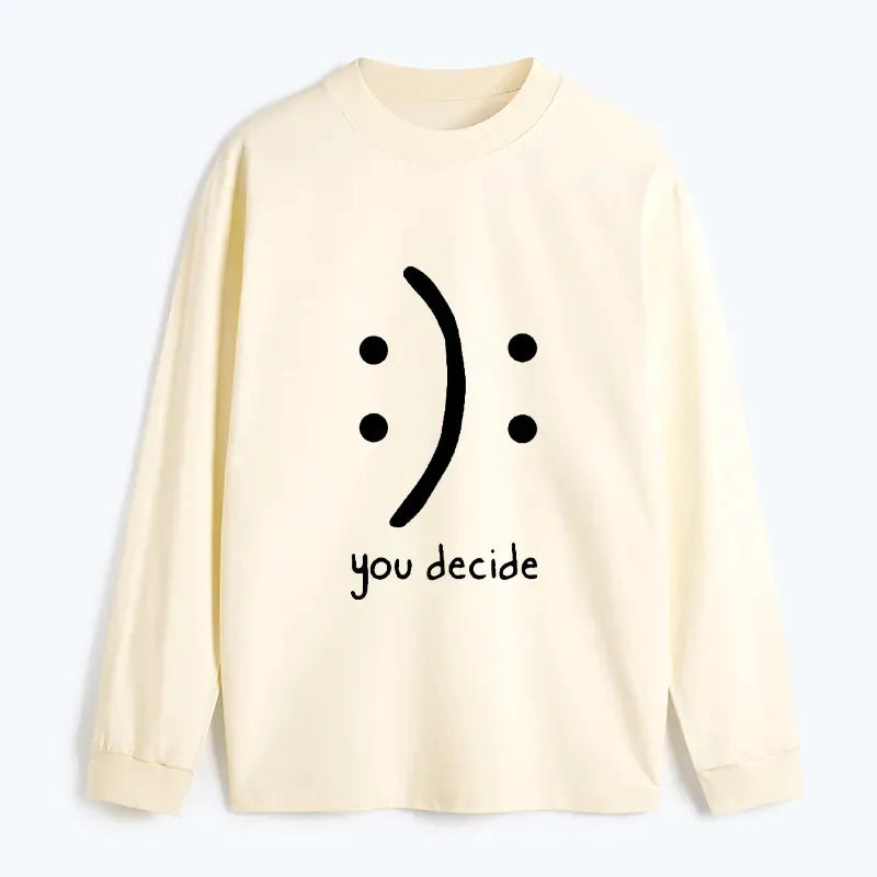 Kyoto-Lion Laugh Or Sad Classic Long Sleeve T-Shirt