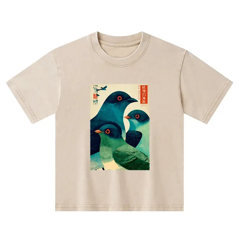 Japanese Kids Washed T-Shirt