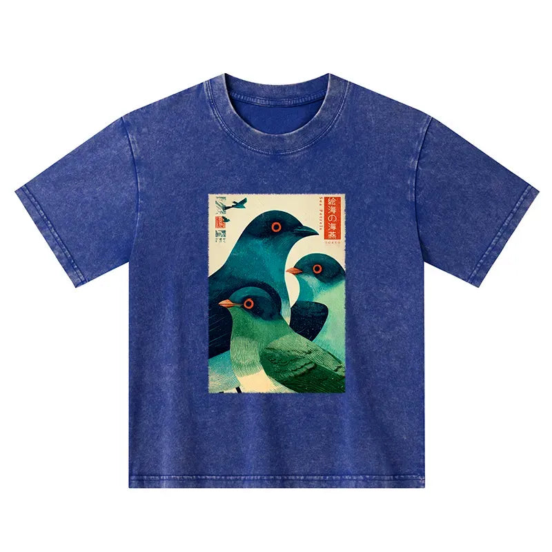 Japanese Kids Washed T-Shirt
