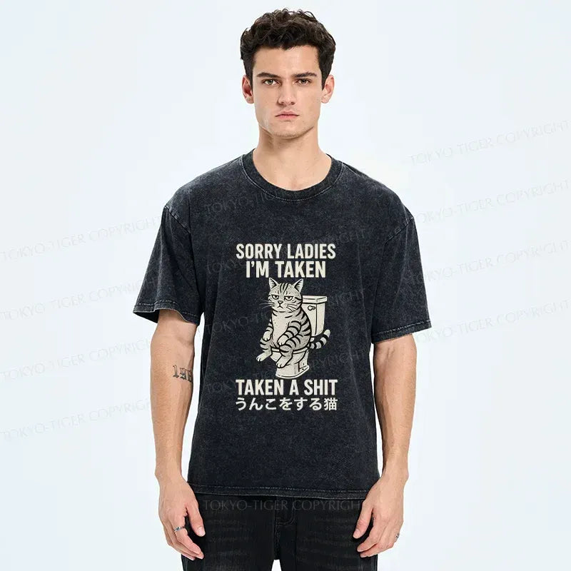 Kyoto-Lion Cat Design Casual Tee