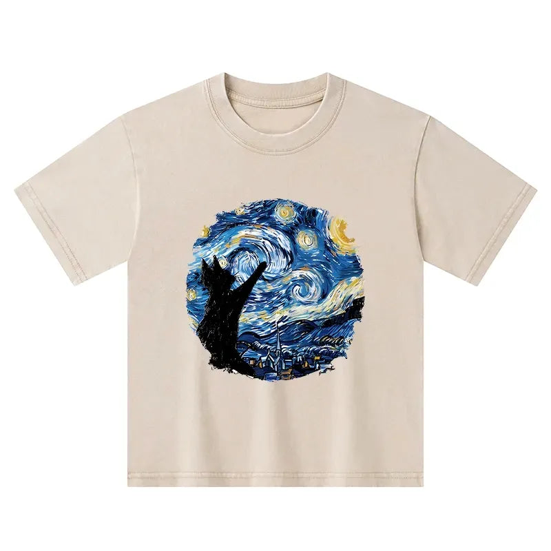 Trending Black Cat Kids T-Shirt