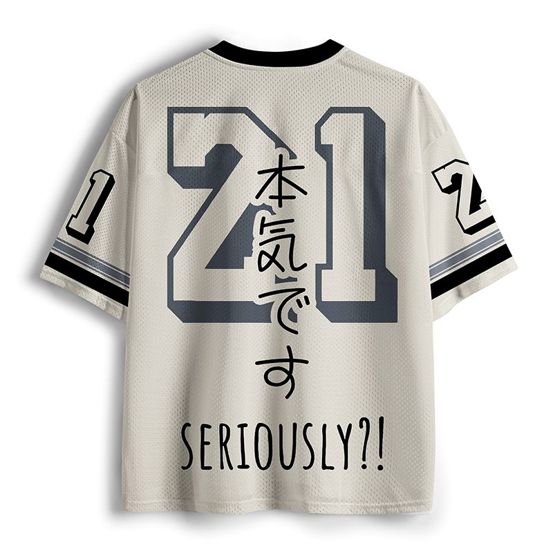 Kyoto Lion Mesh Jersey for Daily Wear
